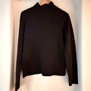 Lafayette 148 New York Mock Neck Merino Wool Sweater